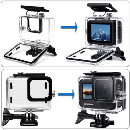 Accessories Kit for  Hero 12 11 10 9 Black Carrying Bag Waterproof Housing Case Tripod Set for Go Pro Hero12 Hero11 10 9